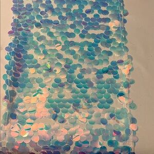 Iridescent Sequin Fabric 7 by 1 foot